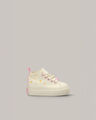 Tenis Tipo Bota Bordado,CRUDO